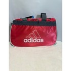 Adidas Diablo Small Duffel Bag Gym Sport Travel Luggage Scarlet Red Gray Nwt