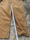 Carhartt Duck Quilt-lined Coveralls Insulated Workwear Suit X01brn Usa 50 32
