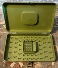 Wil-hold Wilson Manufacturing Thread Bobbin Organizer Sewing Box Avocado Green