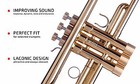 Trim Kit Heavy Valve Caps For Getzen Trumpet Raw Brass Kgumusic Tkhr100