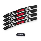4pcs S Line Wheel Rim Stickers Aluminum Hub Strips A4 A6