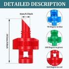 150 Pcs Drip Irrigation Emitters  Micro Water Spray Nozzle Garden Sprinkler