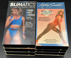 Lot Of 6 Vintage Vhs Exercise Tapes Jane Fonda Kathy Smith Susan Anton