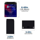 Ytx14ah-bs Battery Replaces Yamaha Grizzly Wolverine Kodiak Yfm450