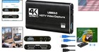 4k Audio Video Capture Card To Usb 3 0 Hdmi Video Capture Device Full Hd Uk Sell