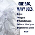 Plasticplace 56 Gallon Glutton High Density Trash Bags - Clear  Case Of 150 Bags