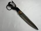 Antique Early 1900s Shears - Newark N j  Vim Shear Works - Leather Shears - Rare