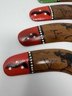 Lot Of 5 Handpainted Australian Aboriginal Souvenir Boomerangs Signed    vaido    