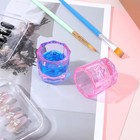 2 Pack Pink Dapping Dish For Nails Glass Nail Monomer  Small  Pink 