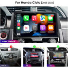 Apple Carplay For Honda Civic 2016-2020 Android 12 Car Stereo Radio Gps Wifi Rds