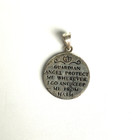    guardian Angel Protect Me Wherever I         Angel Prayer  Pendant Sterling Silver