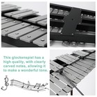 32 Note Percussion Glockenspiel Bell Kit  Percussion Xylophone With 2 Mallets   