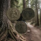 Lot Of 3 Genuine Ancient Roman Coins - Constantine Era 307-350 Ad - C00591
