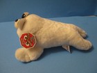 Feisty Pets 11  Soft Silky White Seal Tony With Blue Eyes Mint With Tags 2015