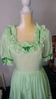 Handmade Vintage Square Dance Western Swing Dress Full 1960s Rockabilly