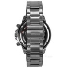 Fossil Bannon Mens Multifunction Watch  Gray Dial Day Date  Stainless Steel Band