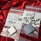 Lot Of Assorted Sputtering Target Metals  9 Pieces Cu Ti Ta Nife Film Deposition