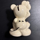 Vintage Disney Mickey Mouse Ceramic Piggy Bank
