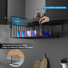 2pack Under Shelf Basket Organizeradjustable Hanging Holder Storage For Cabin   