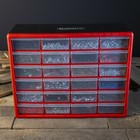 24 Drawers Storage Box Tools Crafts Beads Table Top Wall Mountable 20 X 15 In