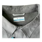 Columbia Omni Shade Men s Long Sleeve Shirt Charcoal Dark Gray 40 Upf Size Xl