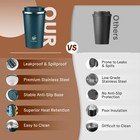 17oz Travel Coffee Mug  leakproof Vacuum Coffee Cup Insulated Tumbler