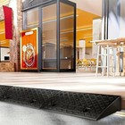 Heavy Duty 2-pack Rubber Driveway Ramp 1 96  Vehicle Curb Threshold Professional