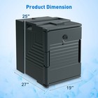 Costway End Loading Insulated Food Pan Carrier Hot Cold 6 Pan Capacity W handles