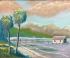    smitty- Florida Highwaymen Style  Oil Painting  Florida Indian River Artist 