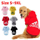 Autumn Winter Warm Dog Clothes Adidog Dog Hoodies Pet Warm Coat For Medium Large