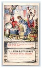 1870s-80s L i  Fisk   Co  Soaps Ladies Laundry Day Japanese Soap P135