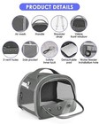  Guinea Pig Carrier Bag  Portable Small Animal Carrier Pouch For Hamster Gery