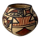 Jennie Laate Zuni Pueblo Deer Pottery Jar 1960   s 2   x2 5   