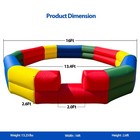Wellcomer 16ft Inflatable Gaga Ball Pit With Internal Blower Indoor Outdoor Game