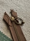 Vintage 1930s Rare Solid Brass Kwik Ball   Chain Zipper Usa Made 16   
