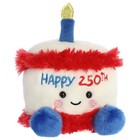 Aurora   Palm Pals    America B day Birthday Cake    5 Inch Stuffed Animal Toy  1-621