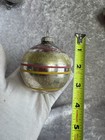 Lot Vtg Shiny Brite Christmas Ornaments Stripe Hand Painted Mica Lantern Stencil