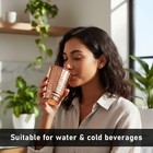Pure Copper Drinking Cups - Ayurvedic Health Copper Hammered 2 Pcs  Set