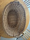 Extra Large Vintage Wicker Woven Landry Basket With Handles 29 lx 21wx10 5h