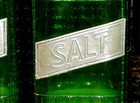 Owens-illinois Forest Green Waffle Hoosier Salt  Pepper Shakers W orig Labels