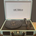 Victrola Vintage 3-speed Bluetooth Suitcase Record Player With Built-in Speakers