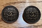 Chanel Authentic Vintage Gold Cc Logo Buttons - New rare  2 