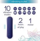 Women Mini Powerful Bullet Shape 10 Speed Vibrating Neck Body Massage Personal
