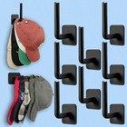 4pcs L   shaped Strong Adhesive Hook     No   drill Wall Storage - New