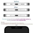 12pcs Anti Dust Cover Phone Speaker Dustproof Mesh Adhesive Sticker For Iphone