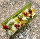 Fake Faux Food Appetizer Cream Cheese Stuffed Celery Home Stage Display Propmc2c