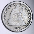 1872 Seated Liberty Quarter Love Token Choice Free Shipping E110 Ghw