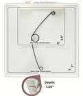 Morvat 6x6 Adjustable Spring Access Panel For Drywall   Ceiling