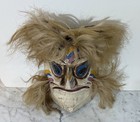 Vintage Northwest Coast Native Folk Art Hand Painted Carved Wood Mask
