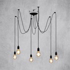 Vintage Chandelier Edison Bulb Multi Light Led Pendant Lamp Fixture Ceiling Lamp